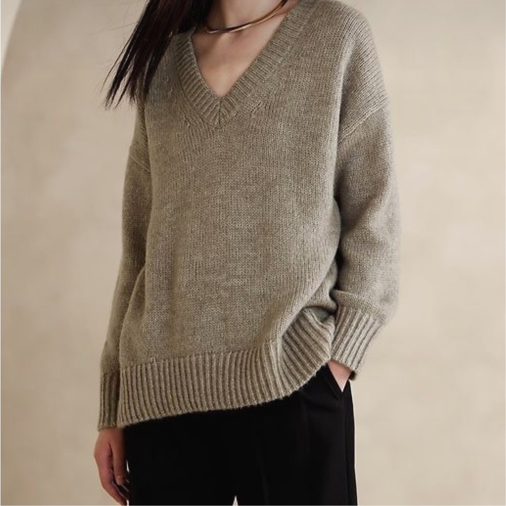 Banana Republic Salma oversized wool-cotton sweater